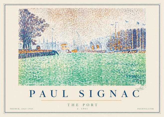 Signac The Port II No2 - Affiche
