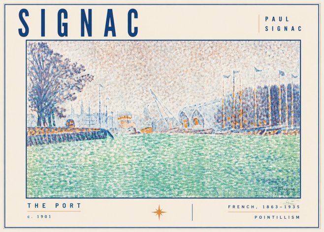 Signac The Port II No3 - Affiche
