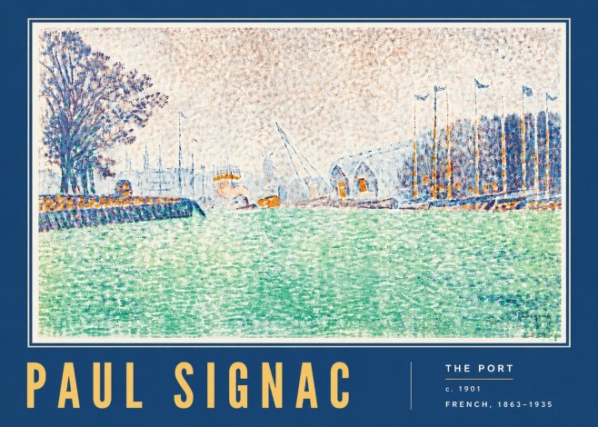 Signac The Port II No5 - Affiche