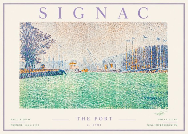 Signac The Port II No6 - Affiche