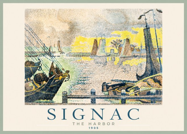 Signac The Harbor III No2 - Affiche