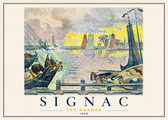 Signac The Harbor III No3 - Affiche