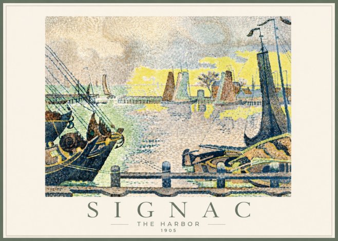 Signac The Harbor III No4 - Affiche