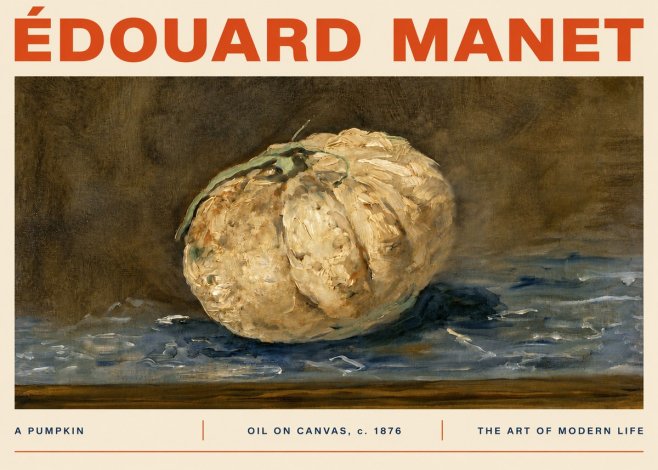 Édouard Manet A Pumpkin No4 - Affiche