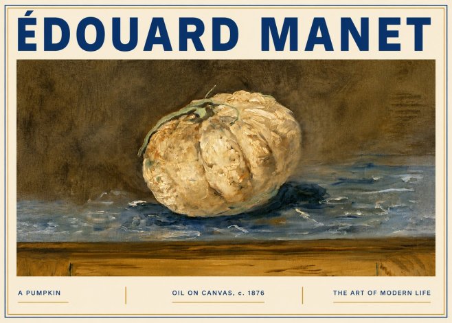 Édouard Manet A Pumpkin No6 - Affiche