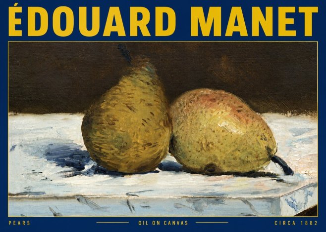 Édouard Manet Pears No2 - Affiche