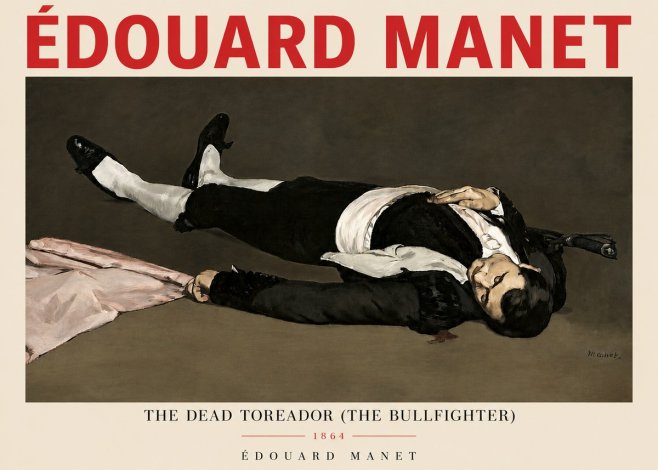 Édouard Manet The Dead Toreador (the Bullfighter) No3 - Affiche