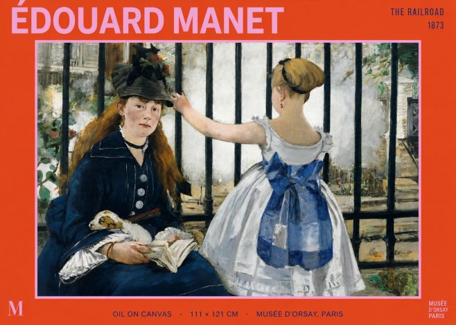 Édouard Manet The Railroad No2 - Affiche
