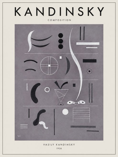 Kandinsky Composition I No1 - Affiche