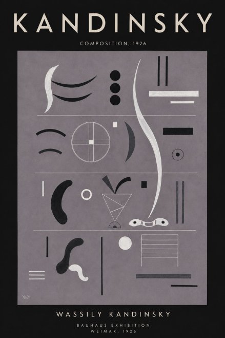Kandinsky Composition I No4 - Affiche