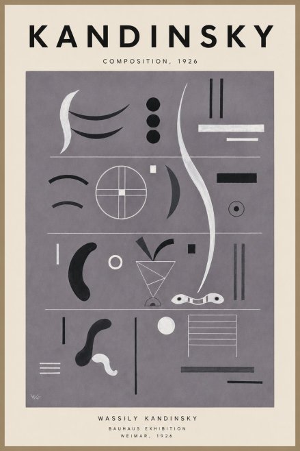 Kandinsky Composition I No5 - Affiche