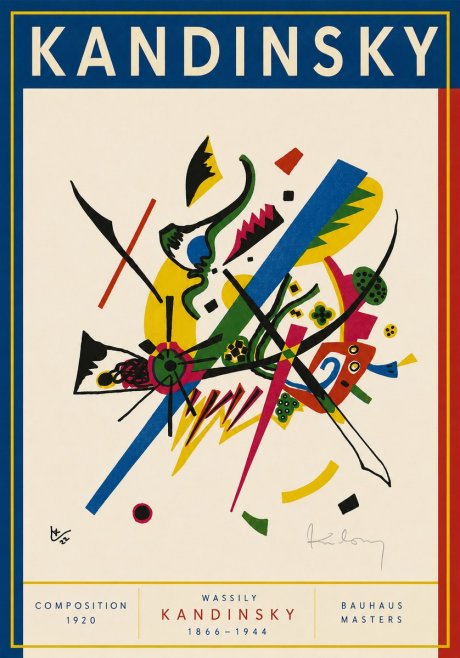 Kandinsky Composition, 1920 No3 - Affiche