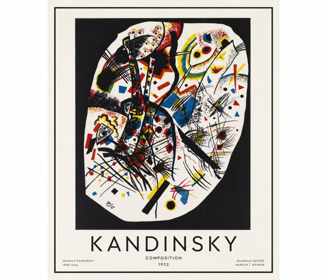 Kandinsky Composition 1922 No1 - Affiche