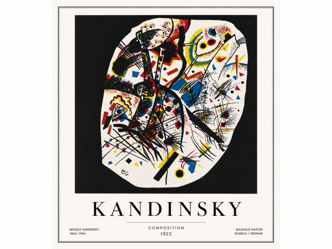 Kandinsky Composition 1922 No5 - Affiche