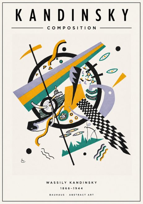 Kandinsky Composition III No1 - Affiche