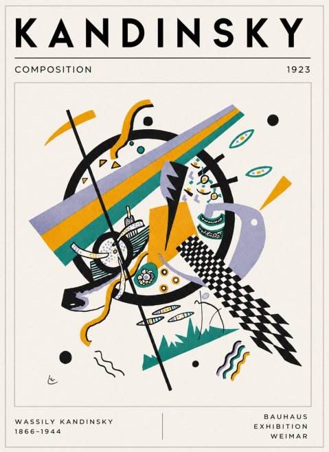 Kandinsky Composition III No3 - Affiche