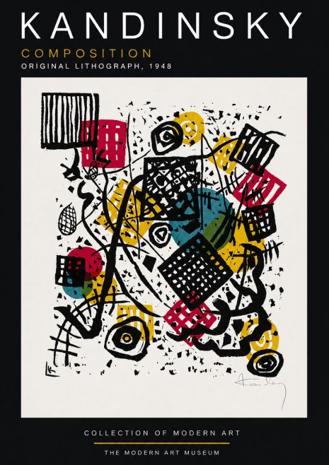 Kandinsky Composition IV No3 - Affiche
