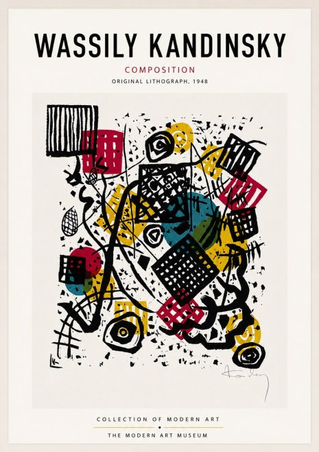 Kandinsky Composition IV No6 - Affiche