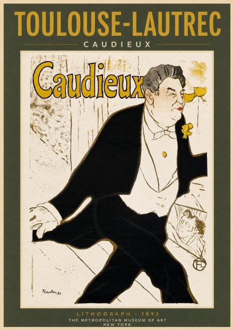 Toulouse-Lautrec Caudieux No2 - Affiche