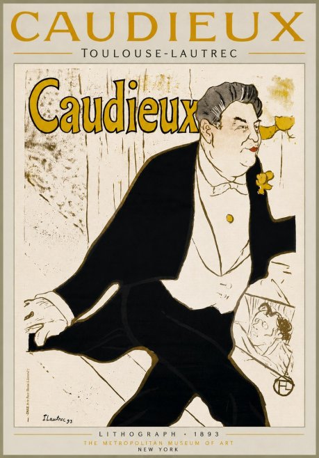 Toulouse-Lautrec Caudieux No5 - Affiche
