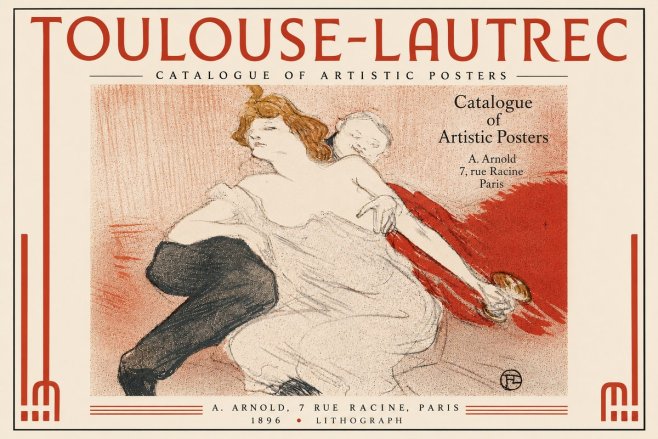 Toulouse-Lautrec Catalogue of Artistic Posters No6 - Affiche
