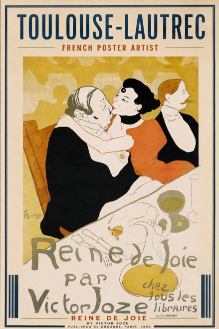 Toulouse-Lautrec Reine De Joie No3 - Affiche