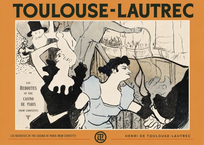 Toulouse-Lautrec Les Redoutes of the Casino De Paris (New Confetti) No4 - Affiche
