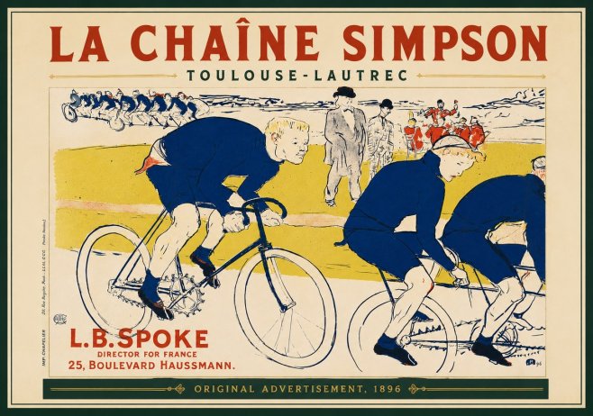 Toulouse-Lautrec La Chaîne Simpson No5 - Affiche