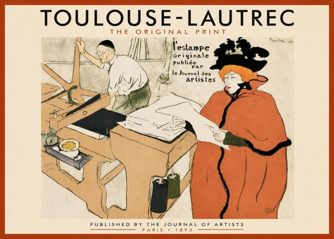 Toulouse-Lautrec L'estampe Originale No4 - Affiche