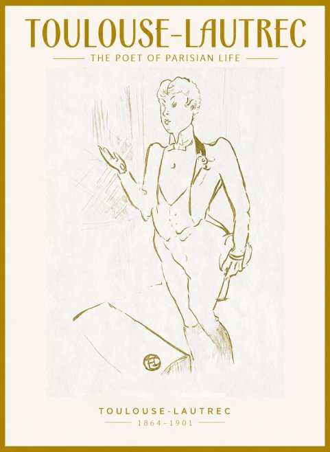 Toulouse-Lautrec The Poet of Parisian Life No1 - Affiche