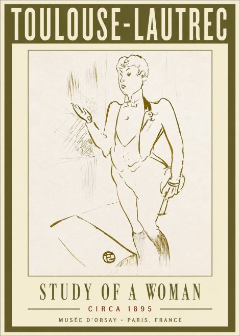 Toulouse-Lautrec The Poet of Parisian Life No3 - Affiche