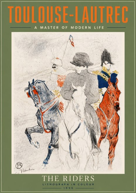 Toulouse-Lautrec The Riders No3 - Affiche