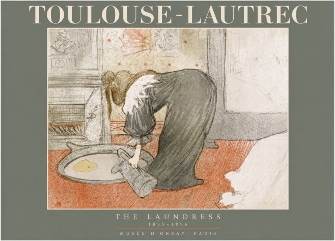 Toulouse-Lautrec The Laundress No2 - Affiche