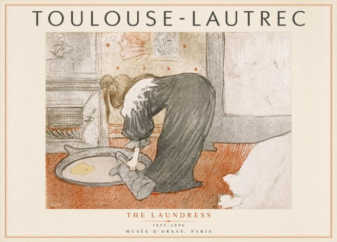 Toulouse-Lautrec The Laundress No5 - Affiche