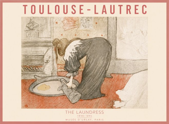 Toulouse-Lautrec The Laundress No6 - Affiche