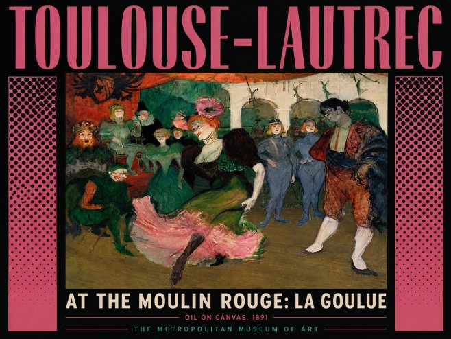 Toulouse-Lautrec At the Moulin Rouge: La Goulue No6 - Affiche