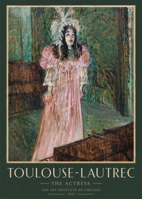 Toulouse-Lautrec The Actress No3 - Affiche