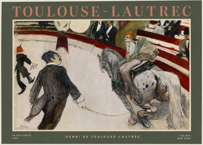 Toulouse-Lautrec In the Circus No2 - Affiche