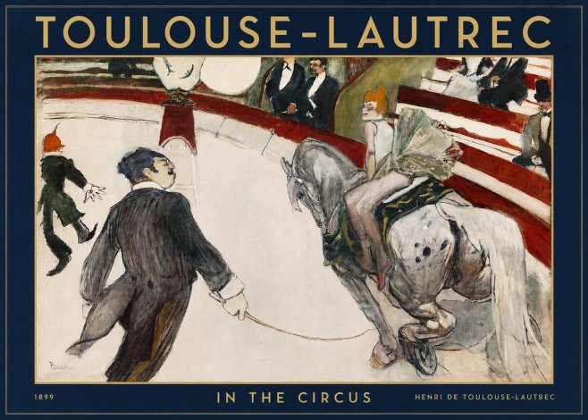 Toulouse-Lautrec In the Circus No4 - Affiche