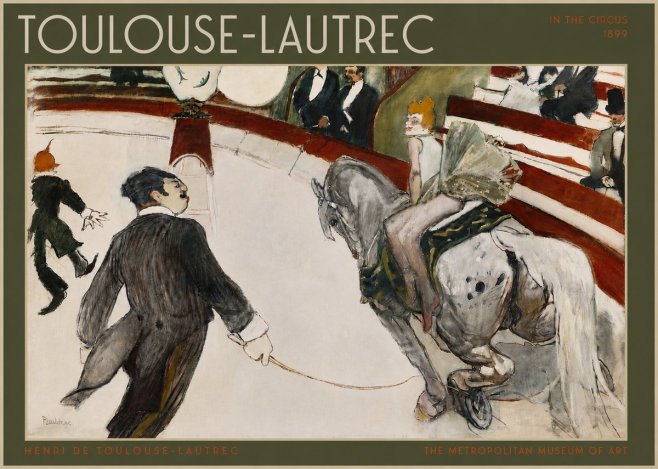 Toulouse-Lautrec In the Circus No5 - Affiche