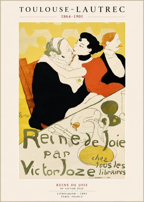 Toulouse-Lautrec Reine De Joie No1 - Affiche