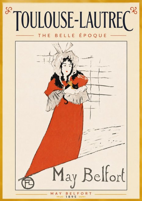Toulouse-Lautrec May Belfort No5 - Affiche