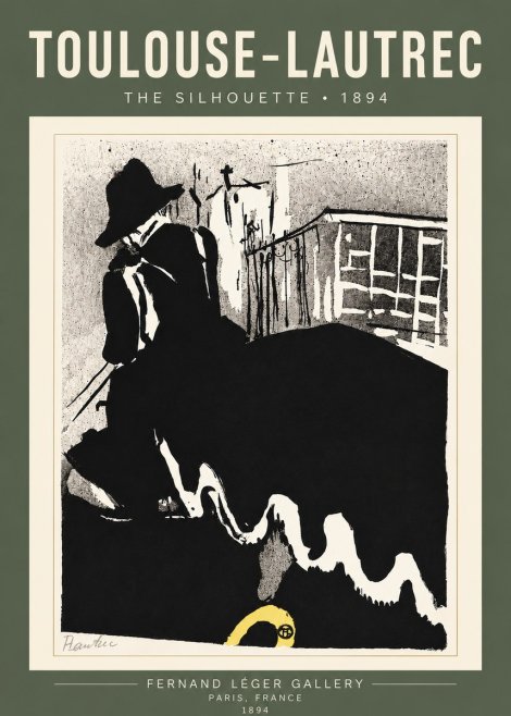 Toulouse-Lautrec The Silhouette No4 - Affiche