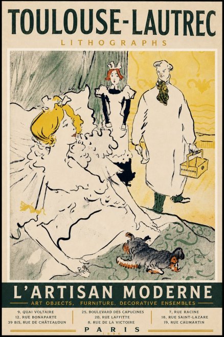 Toulouse-Lautrec L'artisan Moderne No5 - Affiche