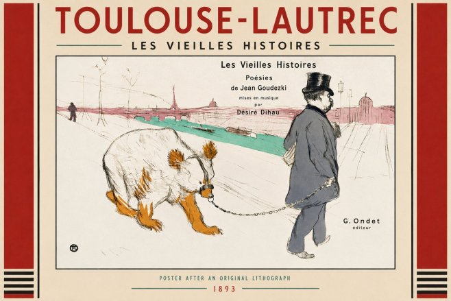 Toulouse-Lautrec Les Vieilles Histoires I No2 - Affiche