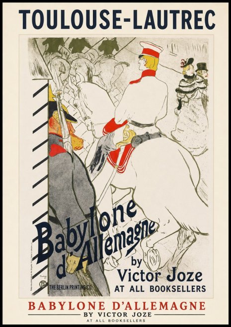 Toulouse-Lautrec Babylone D'allemagne No1 - Affiche