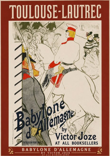Toulouse-Lautrec Babylone D'allemagne No2 - Affiche