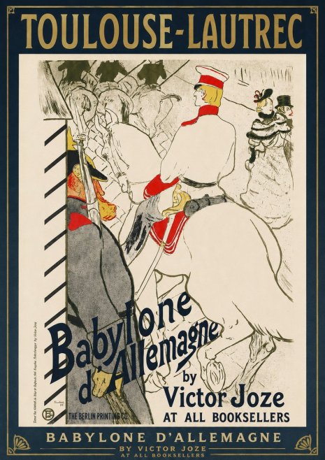 Toulouse-Lautrec Babylone D'allemagne No3 - Affiche