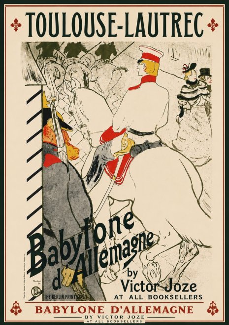 Toulouse-Lautrec Babylone D'allemagne No5 - Affiche