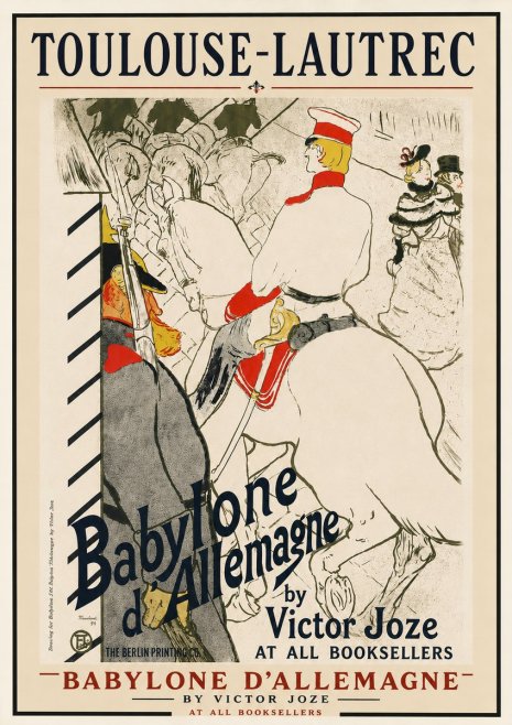 Toulouse-Lautrec Babylone D'allemagne No6 - Affiche